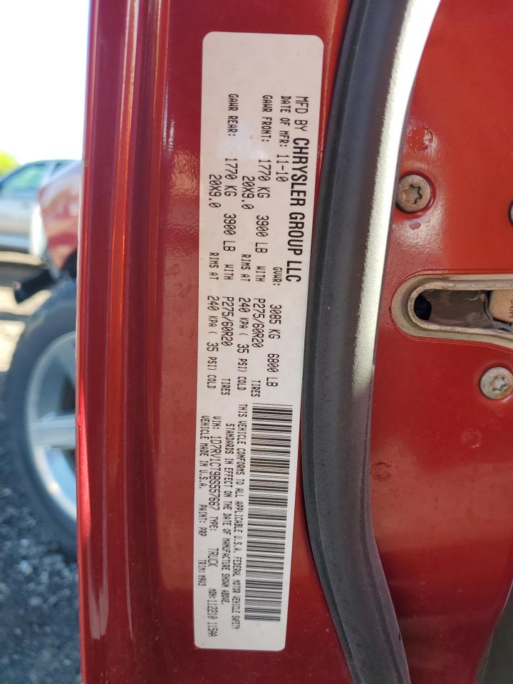 1D7RV1CT9BS557667 2011 Dodge Ram 1500