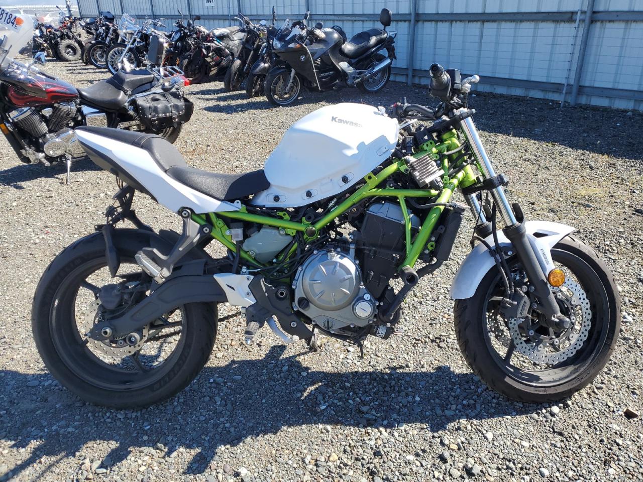 Buy 2017 Kawasaki Er650 H 2 JKAEREH15HD****** from USA Auctions 