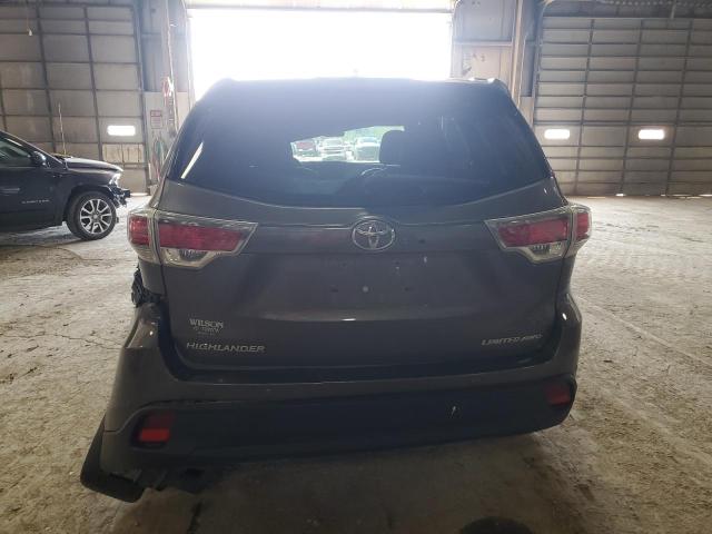 2015 Toyota Highlander Limited VIN: 5TDDKRFHXFS084590 Lot: 54753354