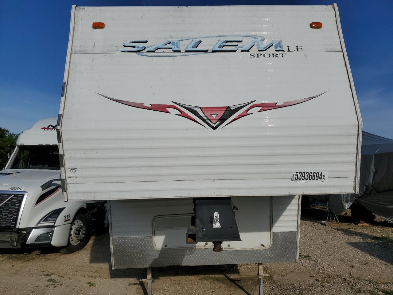 Lot #2612984979 2009 SALM TRAILER