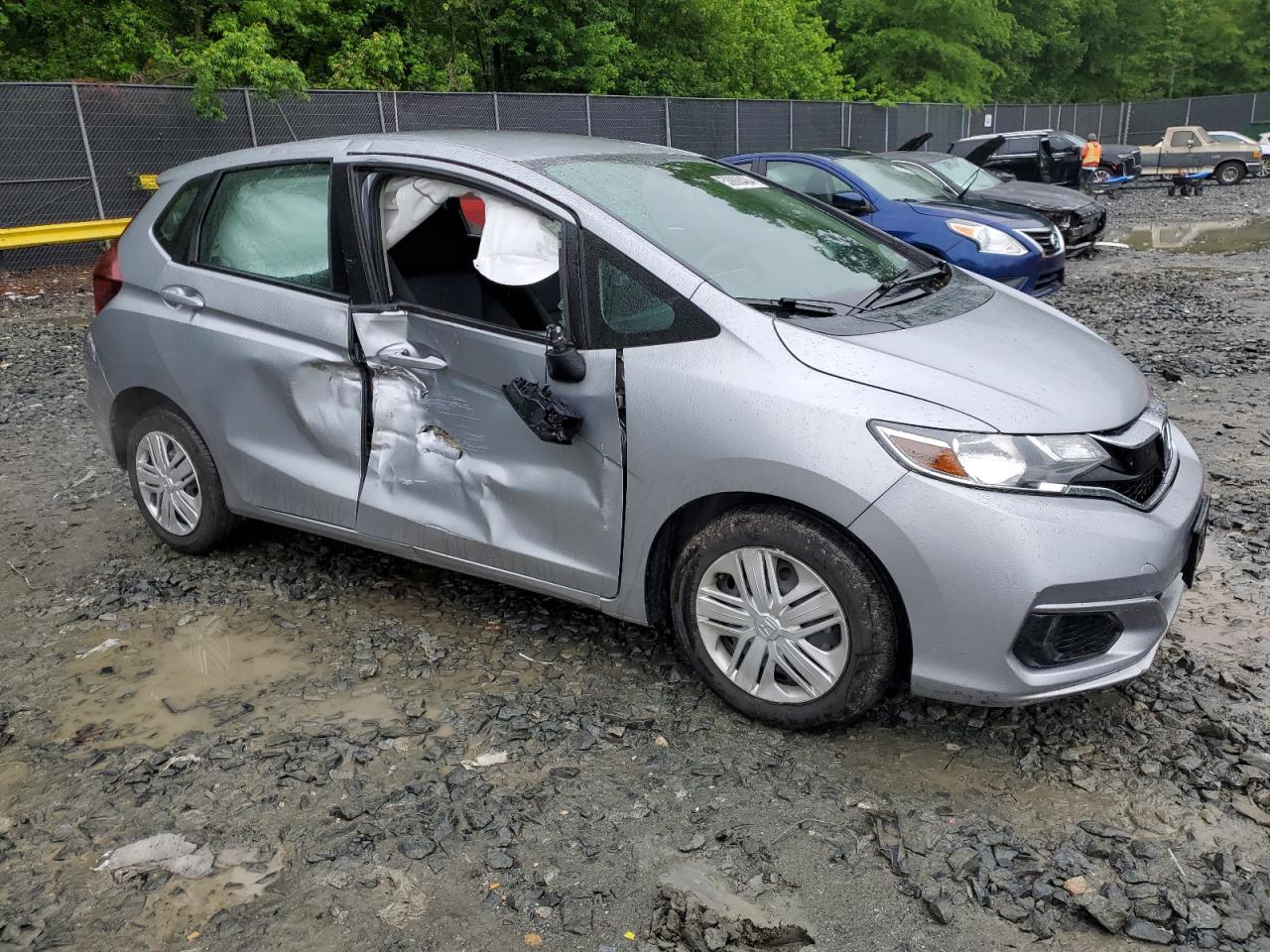 3HGGK5H40KM729338 2019 Honda Fit Lx