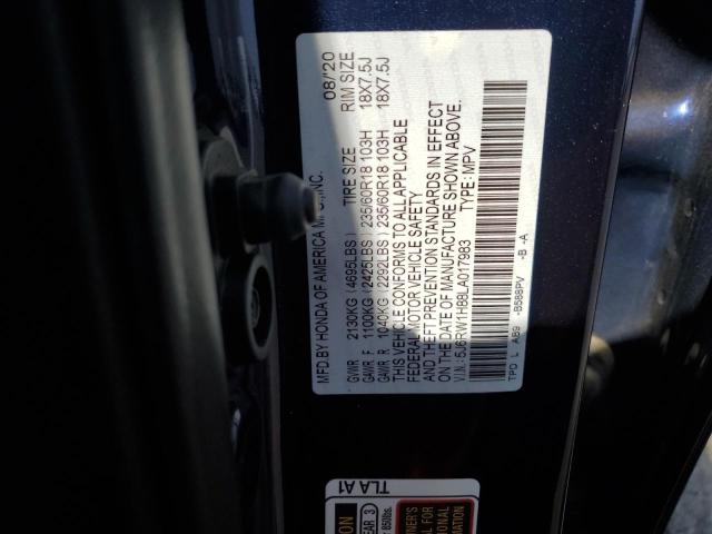 2020 Honda Cr-V Exl VIN: 5J6RW1H88LA017983 Lot: 55320644