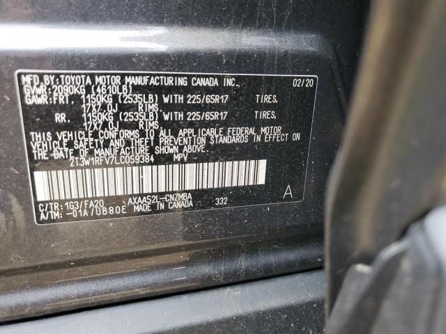 2T3W1RFV7LC059384 2020 TOYOTA RAV 4 - Image 12