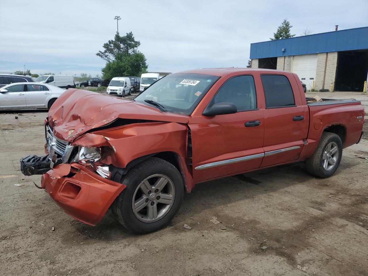 1D7HW58N98S622729 2008 Dodge Dakota Quad Laramie