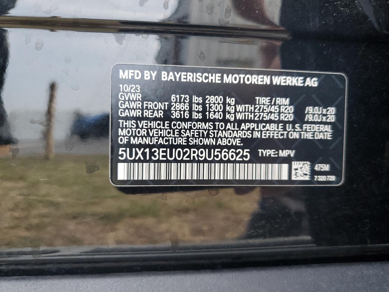 5UX13EU02R9U56625 2024 BMW X5 Sdrive 40I