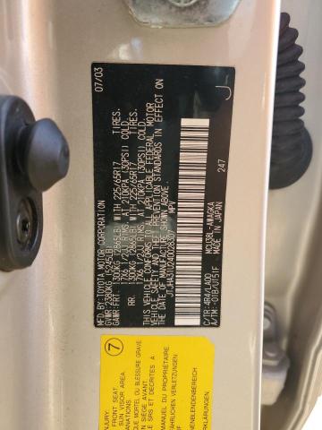 2004 Lexus Rx 330 VIN: JTJHA31U240028307 Lot: 55168854