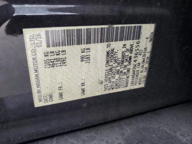 2016 Nissan Maxima 3.5S VIN: 1N4AA6AP2GC436556 Lot: 56795714