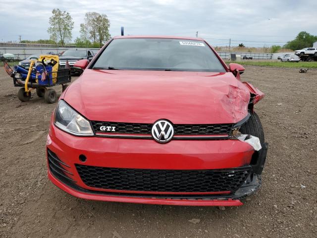  VOLKSWAGEN GTI 2017 Червоний