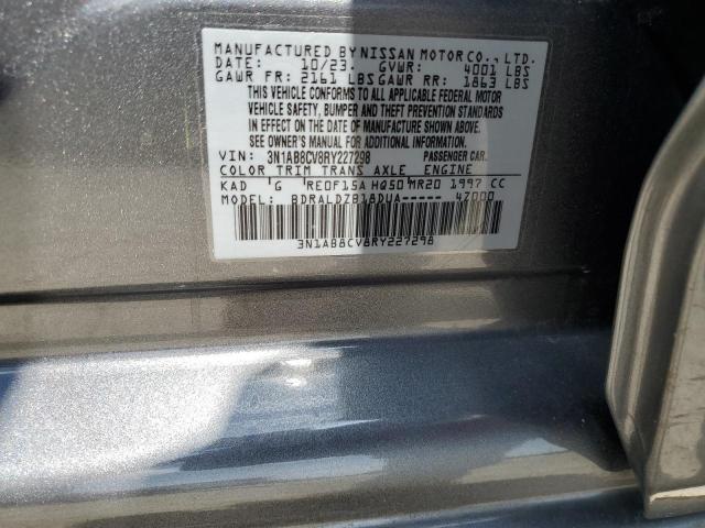 2024 Nissan Sentra Sv VIN: 3N1AB8CV8RY227298 Lot: 56028644