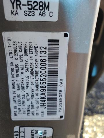 2002 Acura 3.5Rl VIN: JH4KA96552C006132 Lot: 56883524