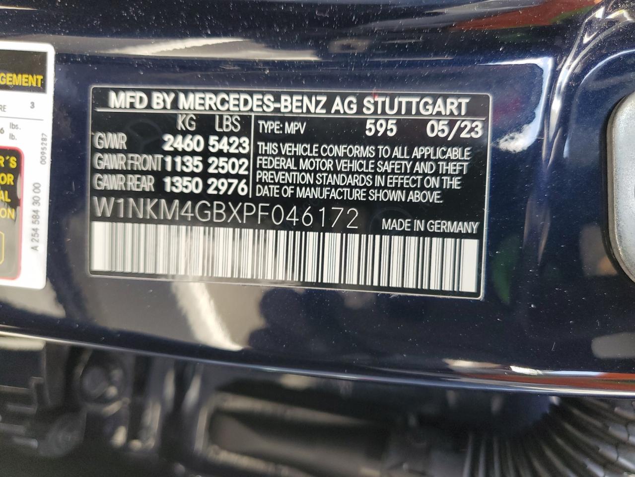 W1NKM4GBXPF046172 2023 Mercedes-Benz Glc 300