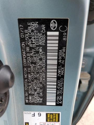 2017 Toyota Prius VIN: JTDKARFU9H3040317 Lot: 56577974