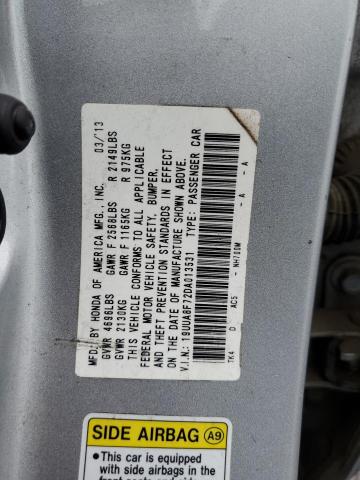 2013 Acura Tl Advance VIN: 19UUA8F72DA013531 Lot: 56862094