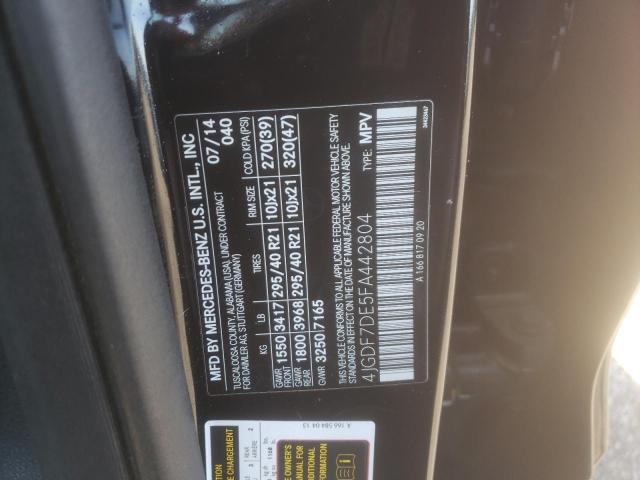 2015 MERCEDES-BENZ 170SD 4JGDF7DE5FA442804