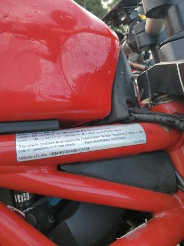 2014 DUCATI MONSTER 12 - ZDM1RBSV4EB001358