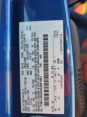 2022 Ford Escape Se VIN: 1FMCU9G6XNUB61967 Lot: 54880394