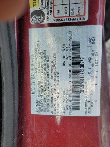 3FAHP08187R130572 2007 Ford Fusion Sel