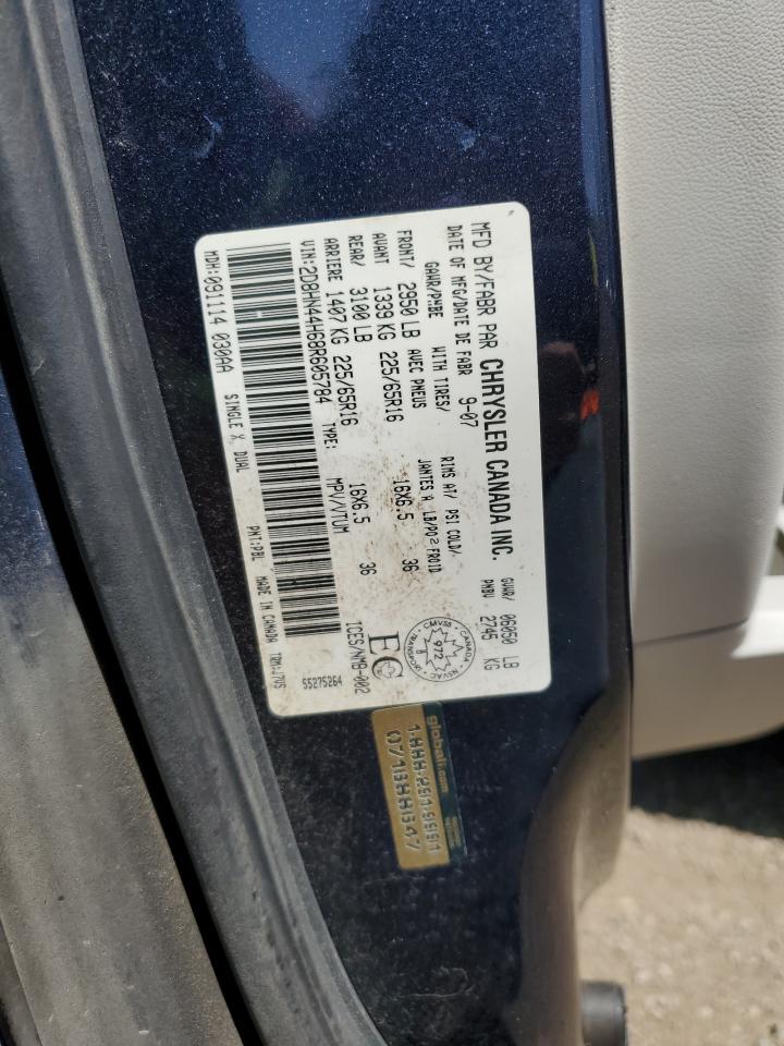 2D8HN44H68R605784 2008 Dodge Grand Caravan Se