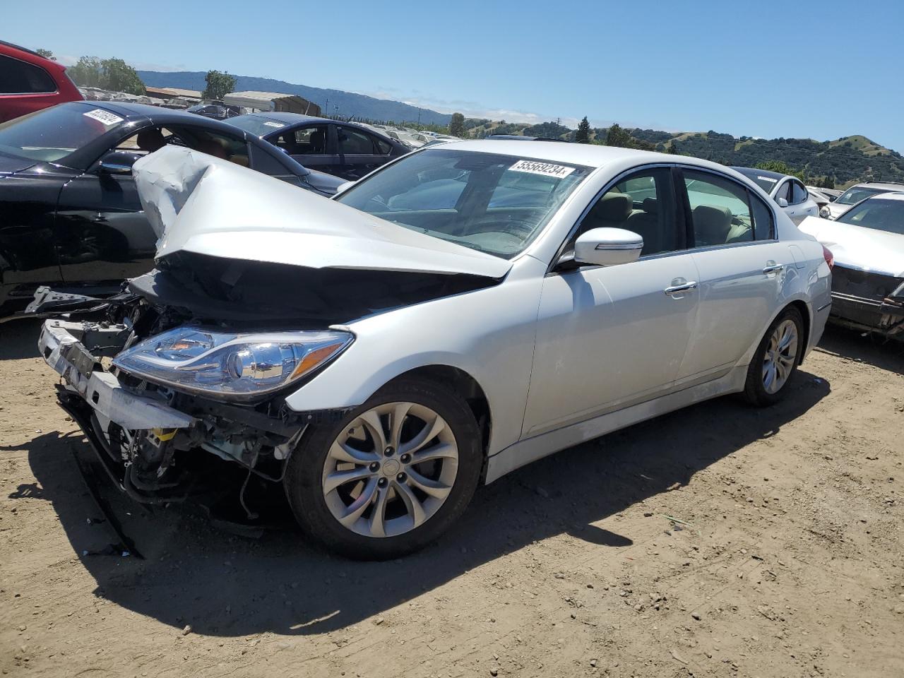 KMHGC4DDXDU245389 2013 Hyundai Genesis 3.8L