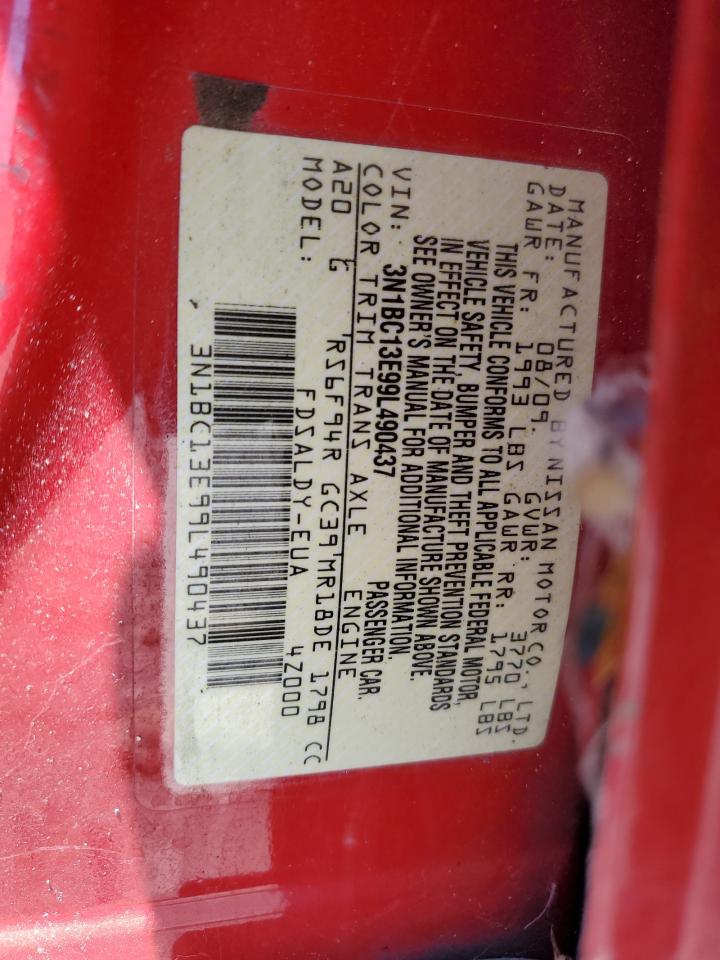 3N1BC13E99L490437 2009 Nissan Versa S