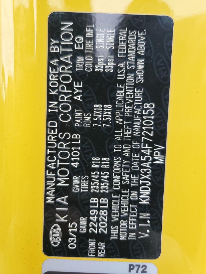 KNDJX3A54F7210158 2015 Kia Soul !