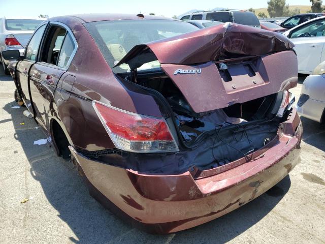 HONDA ACCORD 2010 maroon  gas 1HGCP2F86AA154405 photo #3