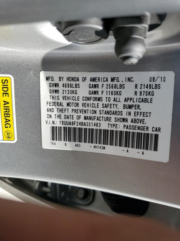 19UUA8F24BA001463 2011 Acura Tl