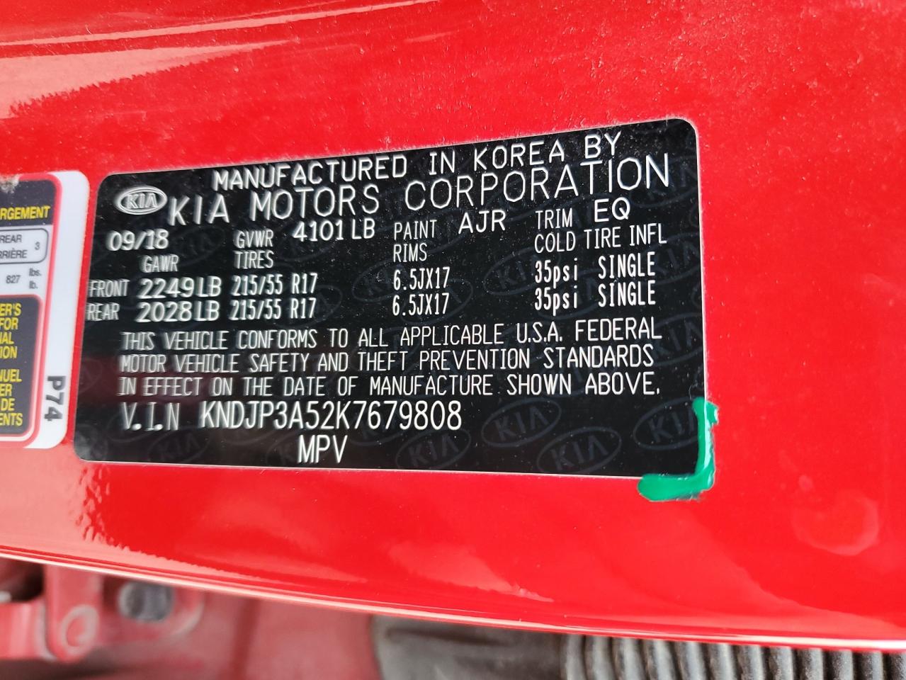 KNDJP3A52K7679808 2019 Kia Soul +