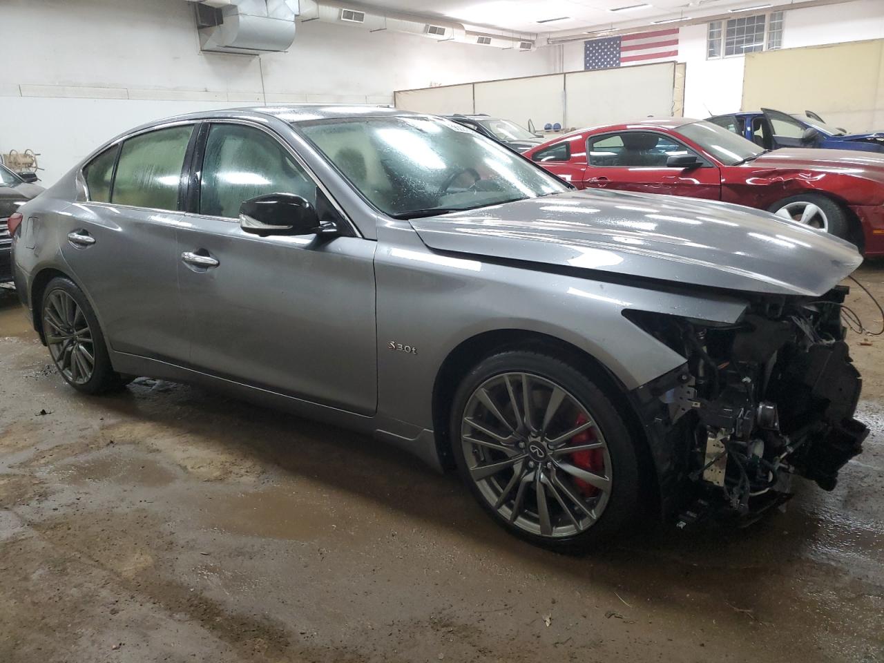 2019 Infiniti Q50 Red Sport 400 vin: JN1FV7AR5KM830019