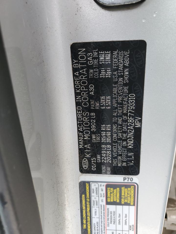 KNDJN2A28F7793310 2015 Kia Soul