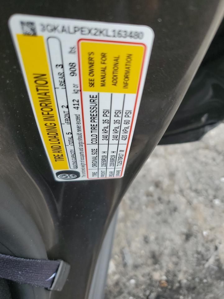 3GKALPEX2KL163480 2019 GMC Terrain Slt