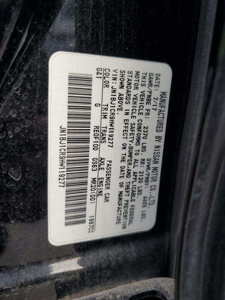 JN1BJ1CR9HW119277 2017 Nissan Rogue Sport S