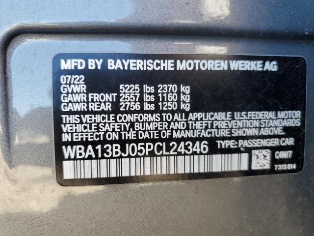 2023 BMW 530 Xi VIN: WBA13BJ05PCL24346 Lot: 56313894