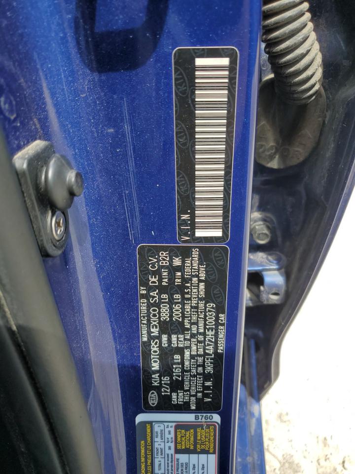 3KPFL4A72HE100379 2017 Kia Forte Lx