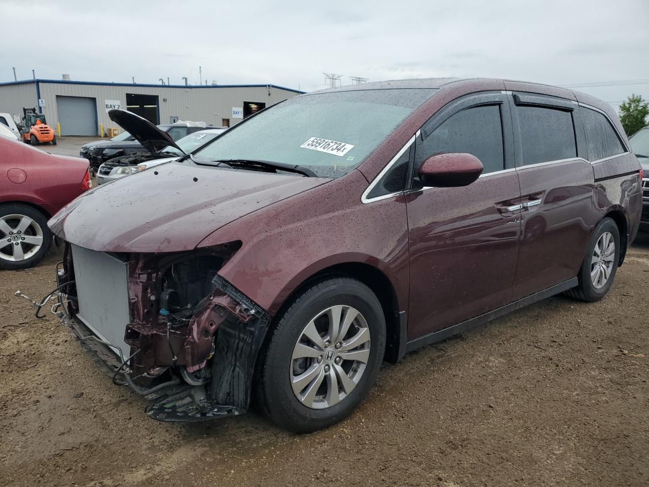 5FNRL5H69HB011242 2017 Honda Odyssey Exl