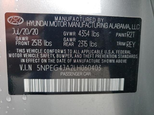 2020 HYUNDAI SONATA SE - 5NPEG4JA2LH060403