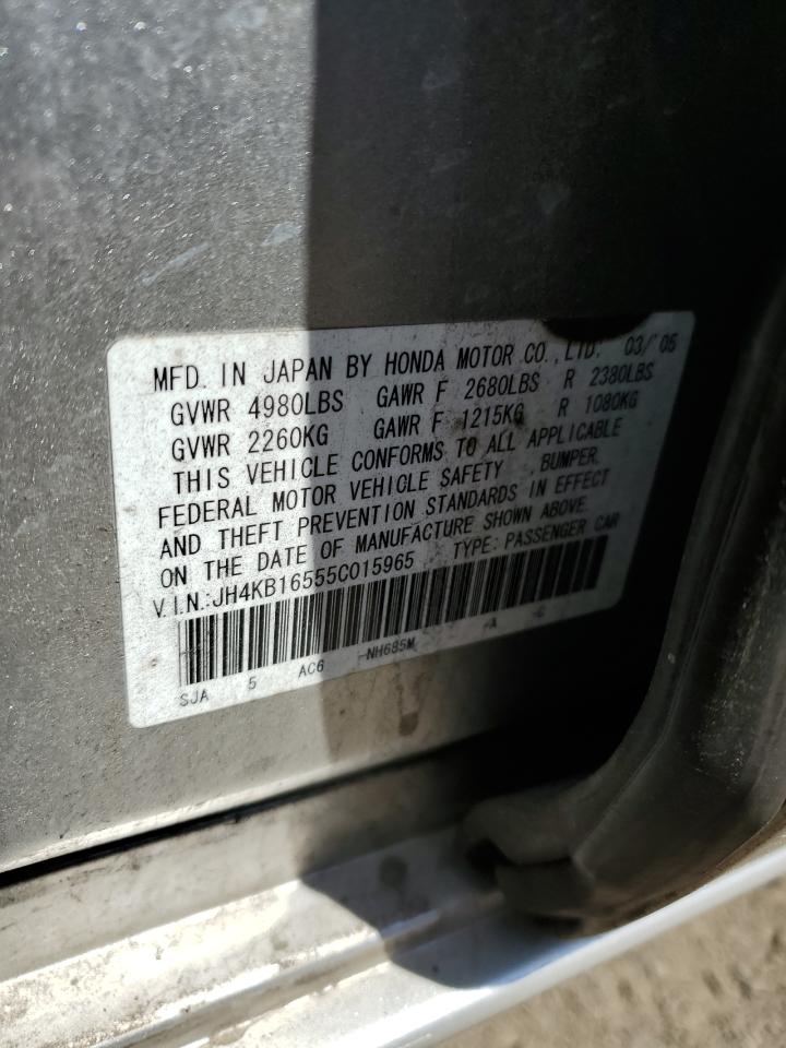 JH4KB16555C015965 2005 Acura Rl