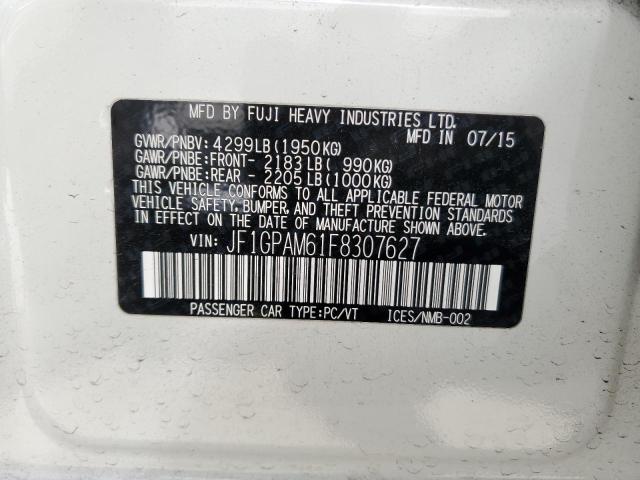 2015 SUBARU IMPREZA LI - JF1GPAM61F8307627