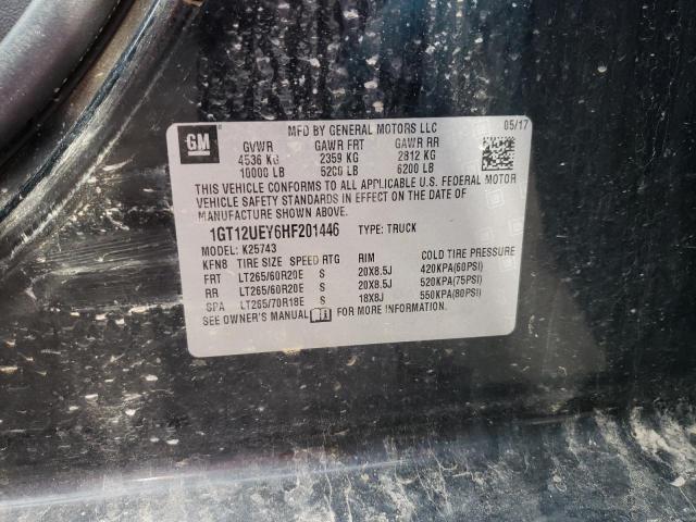 2017 GMC Sierra K2500 Denali VIN: 1GT12UEY6HF201446 Lot: 55145084