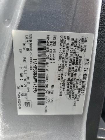 2010 Ford Focus Ses VIN: 1FAHP3GN8AW176395 Lot: 56881744