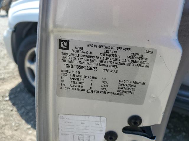 2008 Chevrolet Trailblazer Ls VIN: 1GNDT13S082256786 Lot: 57117334