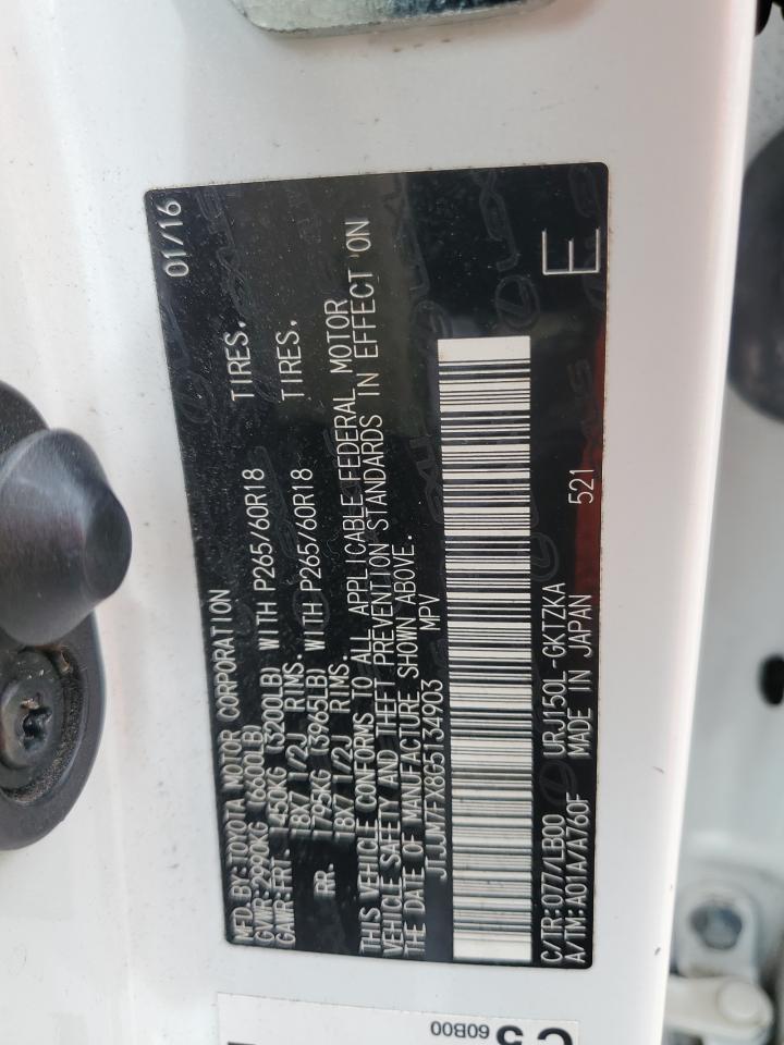 JTJJM7FX8G5134903 2016 Lexus Gx 460 Premium