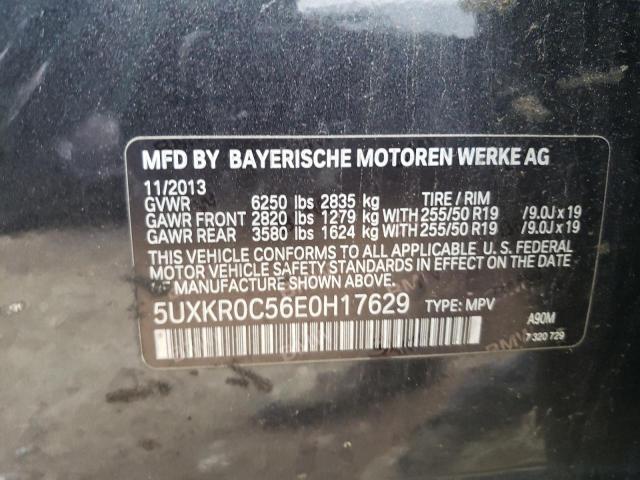 VIN 5UXKR0C56E0H17629 2014 BMW X5, Xdrive35I no.13