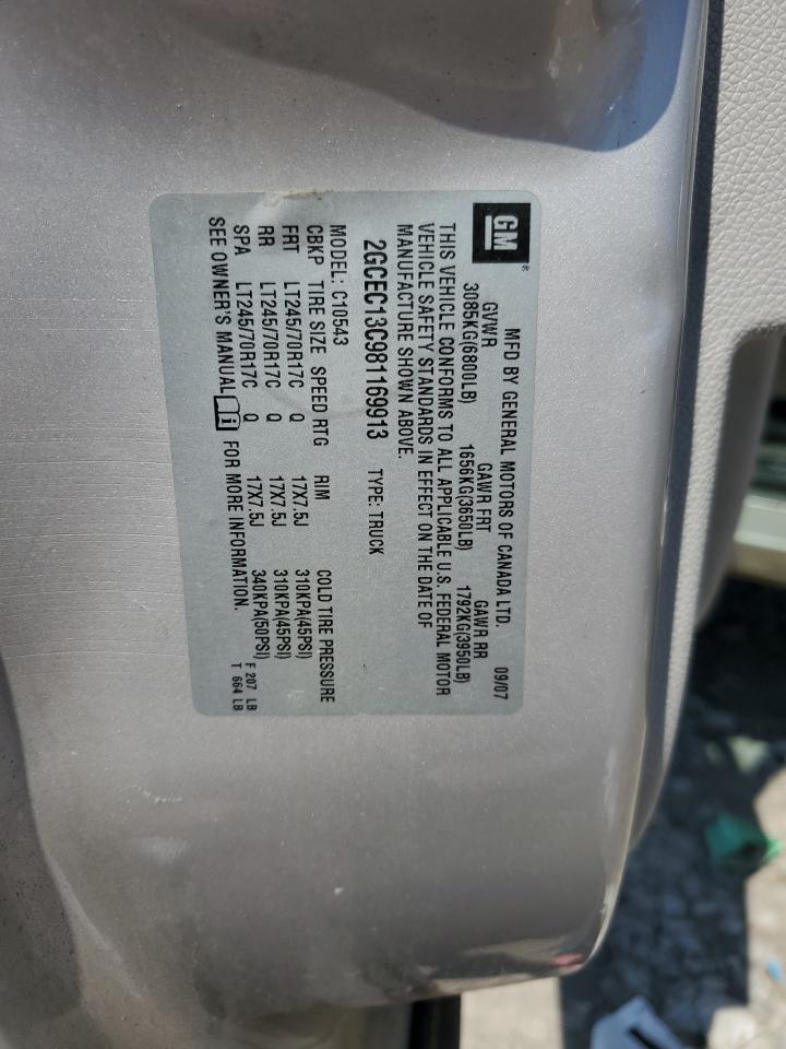 2GCEC13C981169913 2008 Chevrolet Silverado C1500