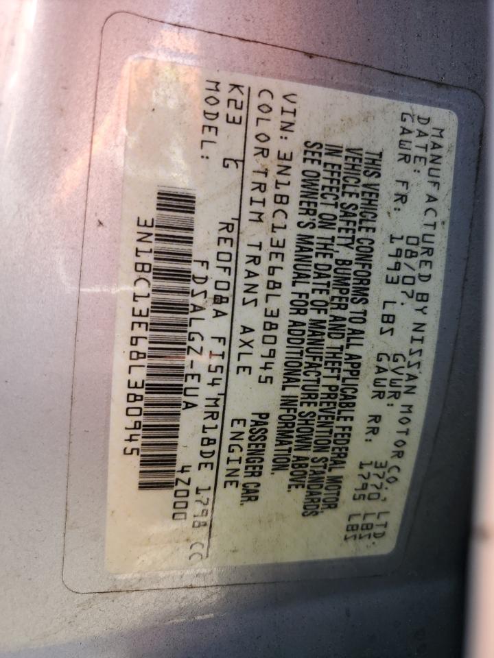 3N1BC13E68L380945 2008 Nissan Versa S