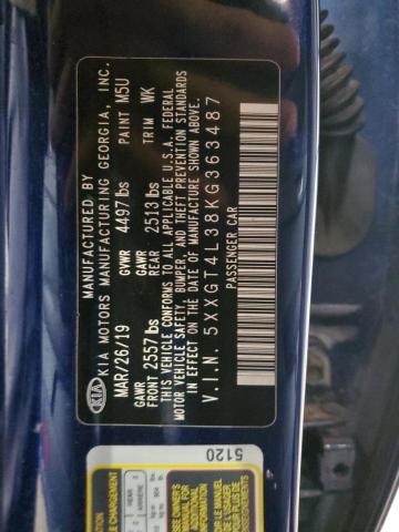 2019 Kia Optima Lx VIN: 5XXGT4L38KG363487 Lot: 54446214