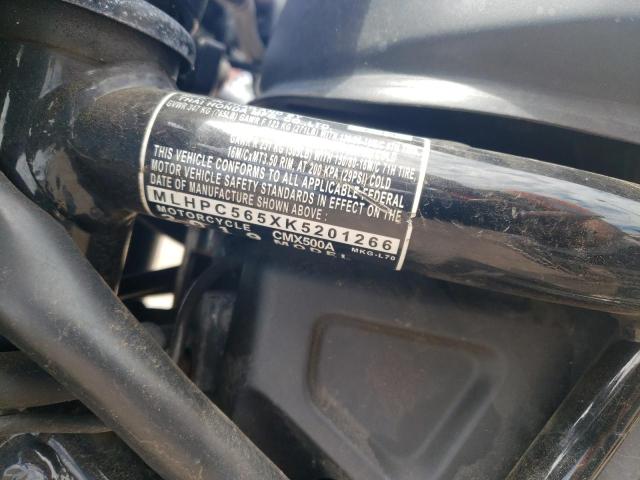 2019 HONDA CMX500 A MLHPC565XK5201266