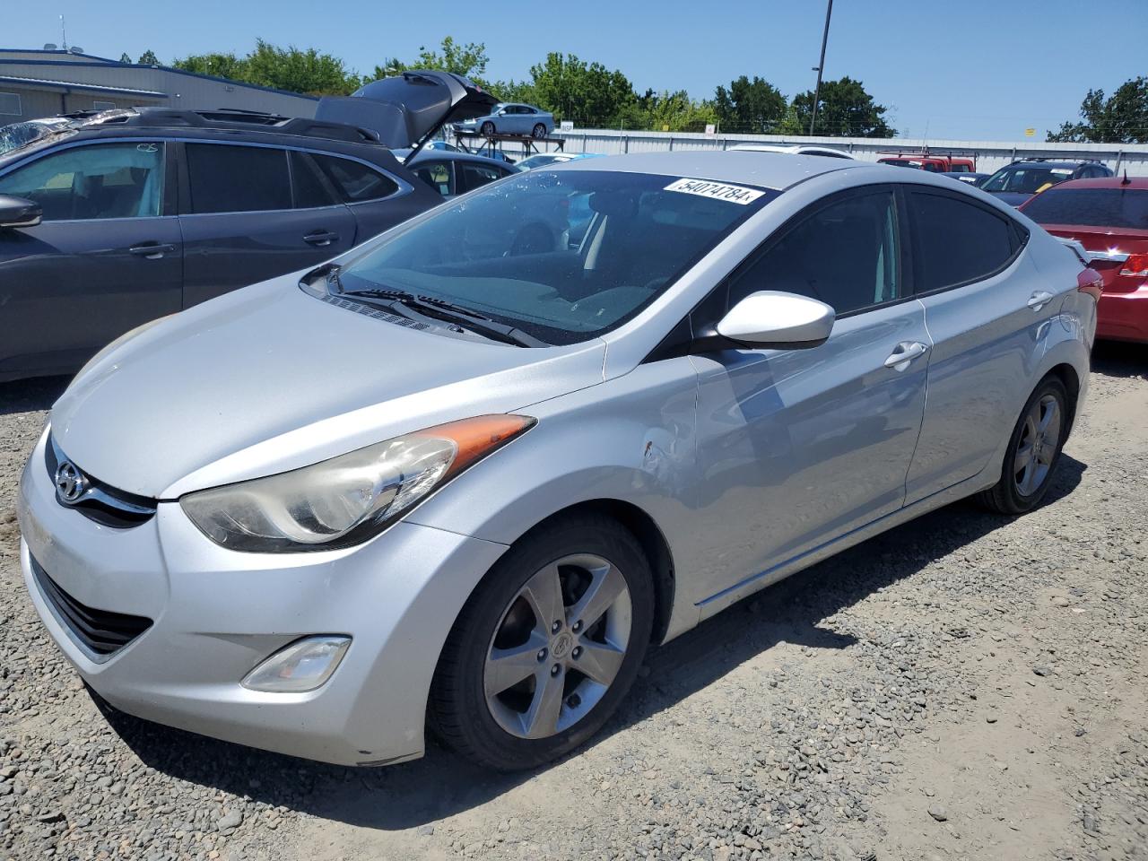 KMHDH4AE4CU191328 2012 Hyundai Elantra Gls