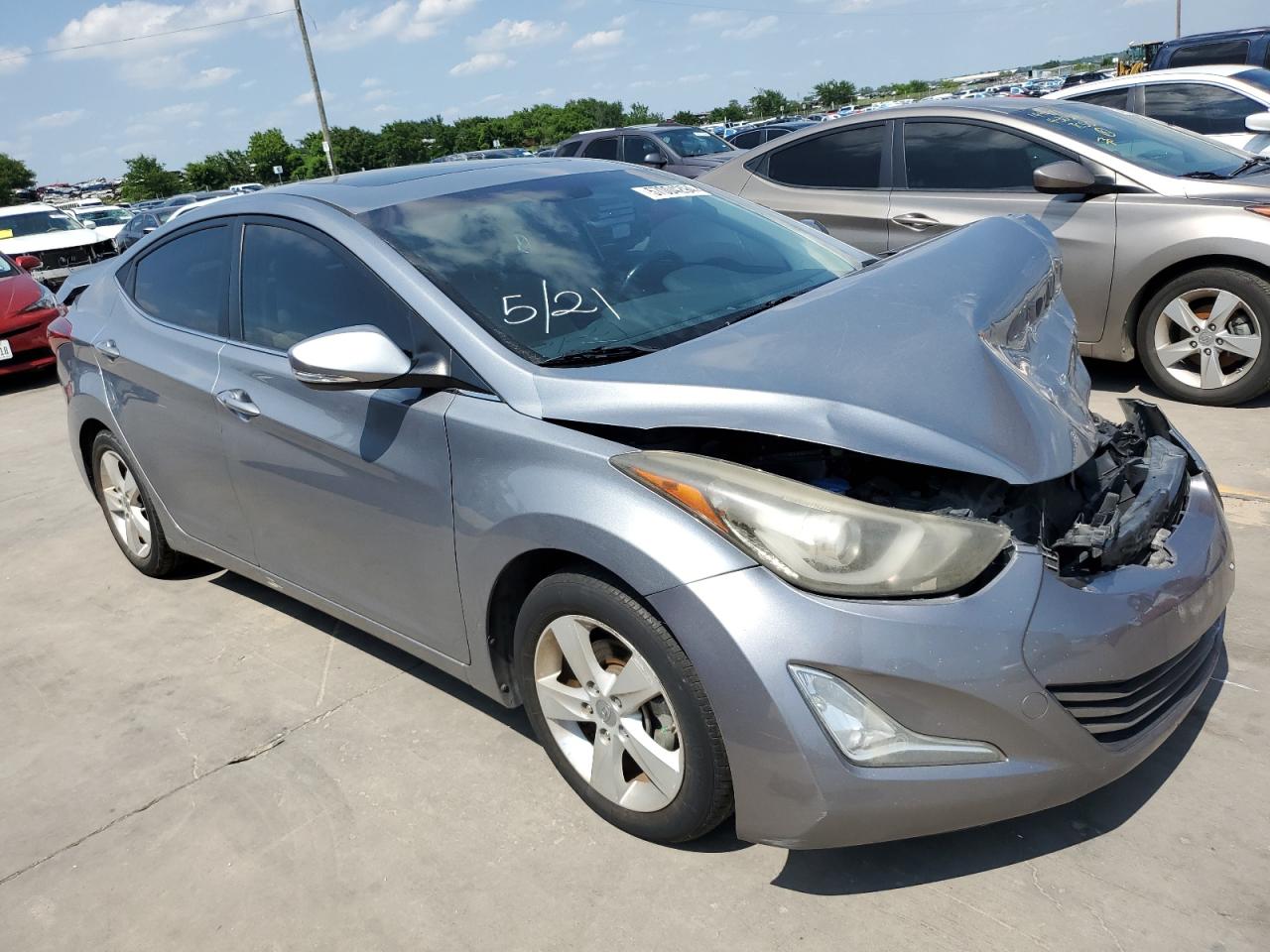 KMHDH4AH0EU161143 2014 Hyundai Elantra Se