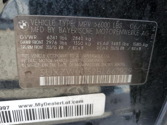 2011 BMW X5 xDrive35D VIN: 5UXZW0C52BL661929 Lot: 55324114